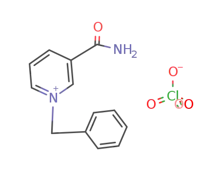 3-(aminocarbonyl)-1-(phenylmethyl)pyridinium perchlorate