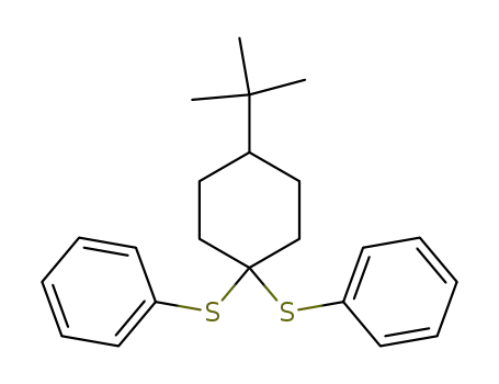 Molecular Structure of 85895-63-2 (Benzene, 1,1'-[[4-(1,1-dimethylethyl)cyclohexylidene]bis(thio)]bis-)