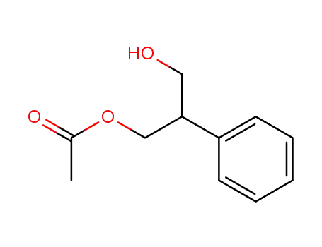 Molecular Structure of 126986-28-5 (1,3-Propanediol, 2-phenyl-, monoacetate)