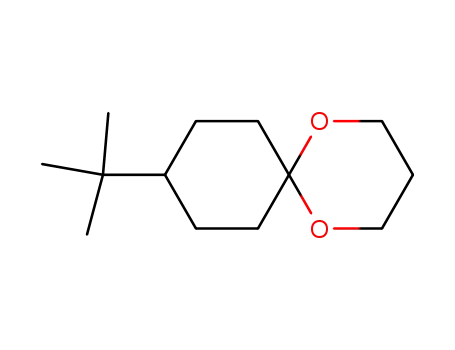 Molecular Structure of 65156-97-0 (9-(1,1-dimethylethyl)-1,5-dioxaspiro[5.5]undecane)