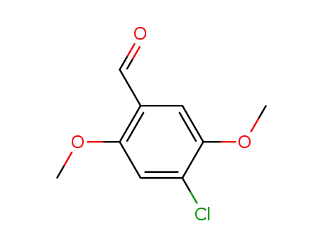 Molecular Structure of 90064-48-5 (Benzaldehyde,4-chloro-2,5-dimethoxy-)