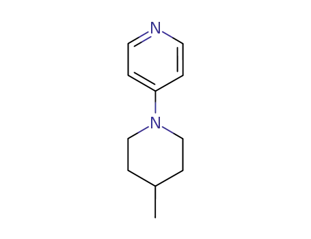Molecular Structure of 80965-30-6 (4-(4-methylpiperidino)pyridine)