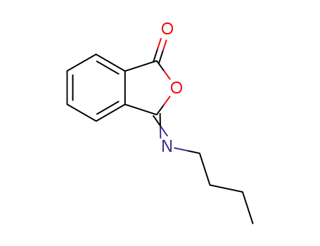 Molecular Structure of 80991-83-9 (1(3H)-Isobenzofuranone, 3-(butylimino)-)