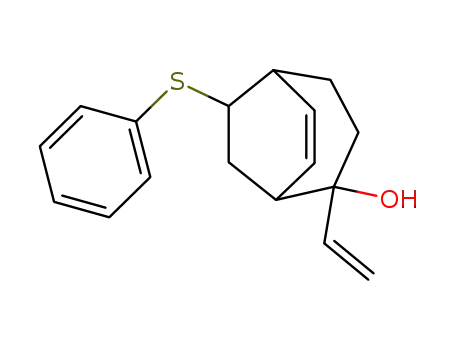 9-Phenylsulfanyl-2-vinyl-bicyclo[3.2.2]non-6-en-2-ol