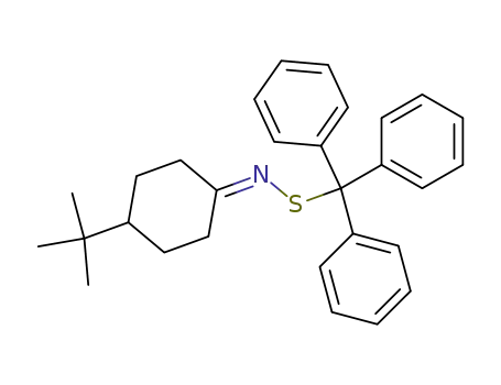 Molecular Structure of 86864-29-1 (4-tert-butyl-N-(tritylsulfanyl)cyclohexanimine)