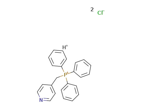 Molecular Structure of 73870-25-4 (Triphenyl(4-pyridinylmethyl)-phosphoniumchloride)