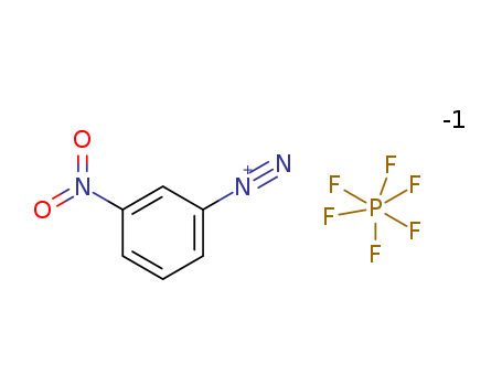 Benzenediazonium, 3-nitro-, hexafluorophosphate(1-)