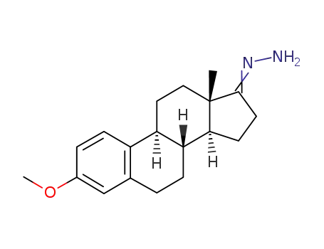Molecular Structure of 105663-60-3 (3-O-Methyl Estrone Hydrazone)
