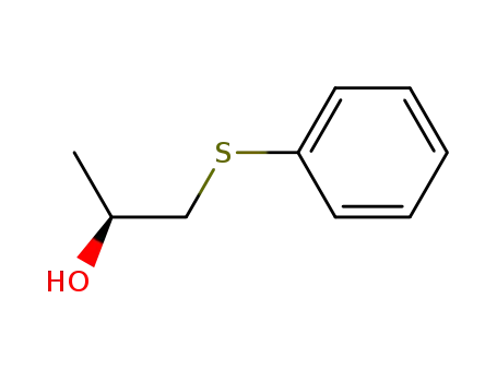 Molecular Structure of 66536-74-1 (2-Propanol, 1-(phenylthio)-, (2S)-)