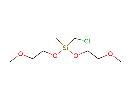Molecular Structure of 138380-15-1 (2,5,7,10-Tetraoxa-6-silaundecane, 6-(chloromethyl)-6-methyl-)