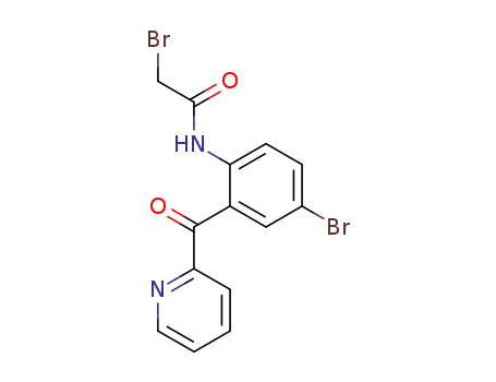 Acetamide,2-bromo-N-[4-bromo-2-(2-pyridinylcarbonyl)phenyl]-