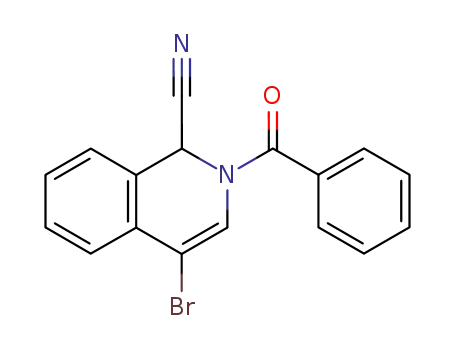 2-benzoyl-4-bromo-1,2-dihydro-isoquinoline-1-carbonitrile