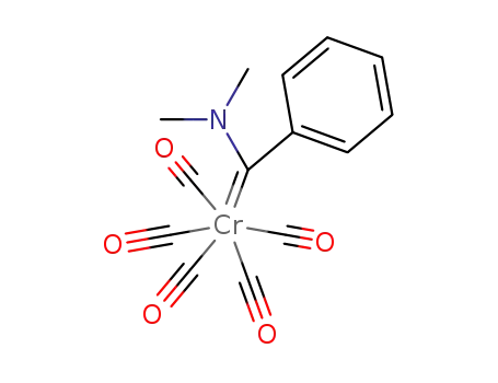 Molecular Structure of 30971-68-7 (Chromium,pentacarbonyl[(dimethylamino)phenylmethylene]-, (OC-6-21)-)