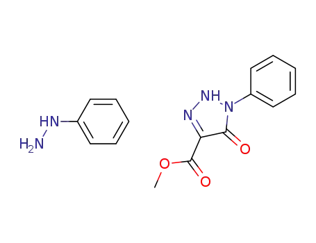 5-oxo-1-phenyl-2,5-dihydro-1H-[1,2,3]triazole-4-carboxylic acid methyl ester; phenylhydrazine salt
