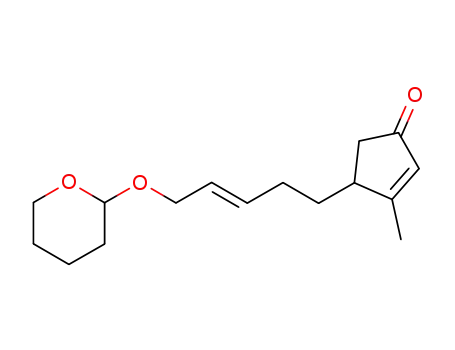 3-Methyl-4-<(E)-5-(2-tetrahydropyranyloxy)-3-pentenyl>-2-cyclopenten-1-one