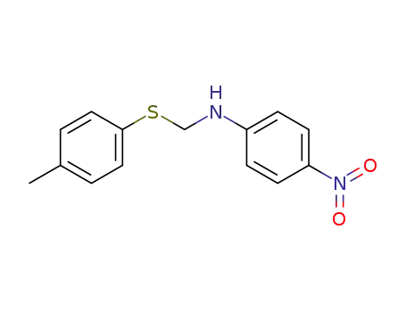 p-nitro-N-(p-tolylthiomethyl)aniline