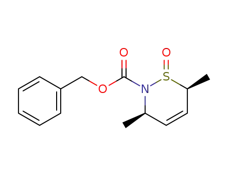 (3R,6S)-3,6-Dimethyl-1-oxo-3,6-dihydro-1H-1λ4-[1,2]thiazine-2-carboxylic acid benzyl ester