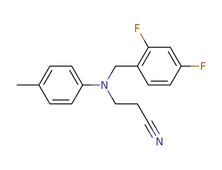 N-(2,4-difluorobenzyl) N-(2-cyanoethyl)-4-methylaniline