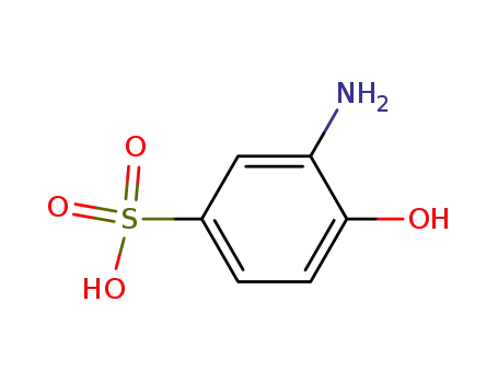 Molecular Structure of 98-37-3 (Benzenesulfonic acid,3-amino-4-hydroxy-)