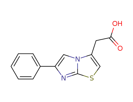 6-phenylimidazo<2,1-b>thiazole-3-acetic acid