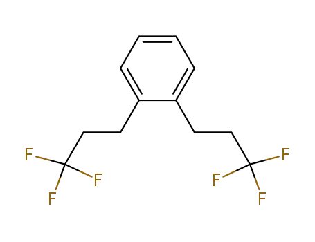 Molecular Structure of 96256-35-8 (Benzene, 1,2-bis(3,3,3-trifluoropropyl)-)