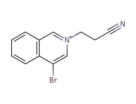 N-(2-Cyanoethyl)-4-bromoisoquinolinium cation