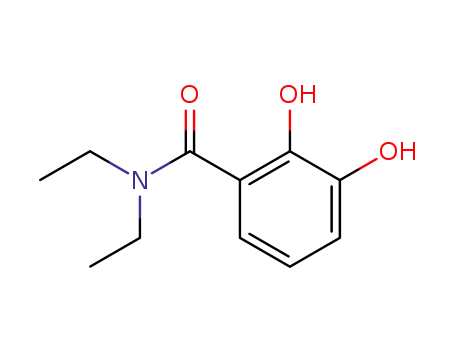 Molecular Structure of 141033-37-6 (Benzamide, N,N-diethyl-2,3-dihydroxy- (9CI))