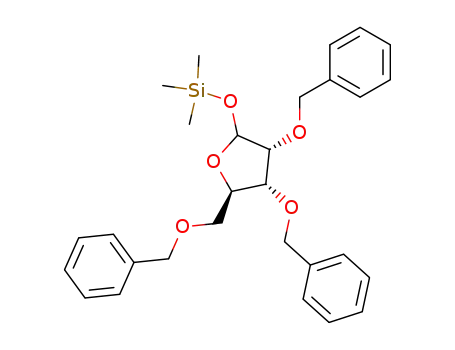 1-O-trimethylsilyl-2,3,5-tri-O-benzyl-D-ribofuranose
