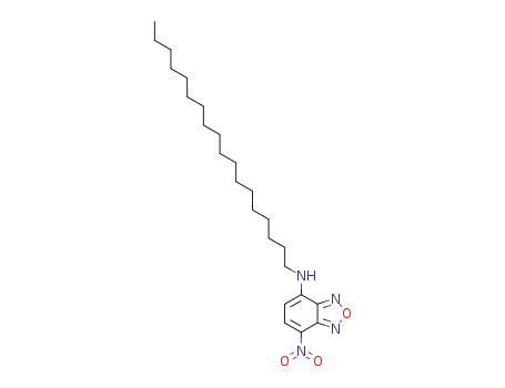 Molecular Structure of 101237-17-6 (2,1,3-Benzoxadiazol-4-amine, 7-nitro-N-octadecyl-)