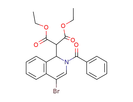 2-(2-Benzoyl-4-bromo-1,2-dihydro-isoquinolin-1-yl)-malonic acid diethyl ester
