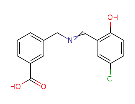 3-<(5-chlorosalicylidene)aminomethyl>benzoic acid