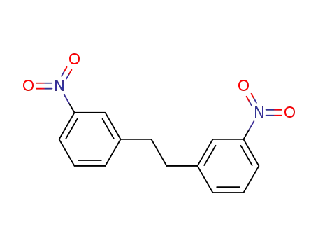 Molecular Structure of 19829-61-9 (Benzene, 1,1'-(1,2-ethanediyl)bis[3-nitro-)