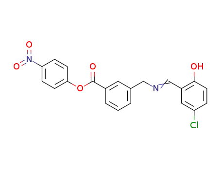 p-nitrophenyl 3-<(5-chlorosalicylidene)aminomethyl>benzoate