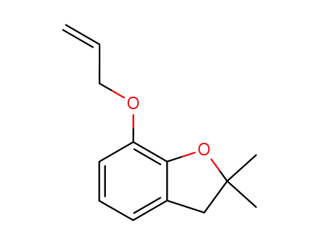 2,2-dimethyl-7-(prop-2-enyloxy)-2,3-dihydrobenzofuran