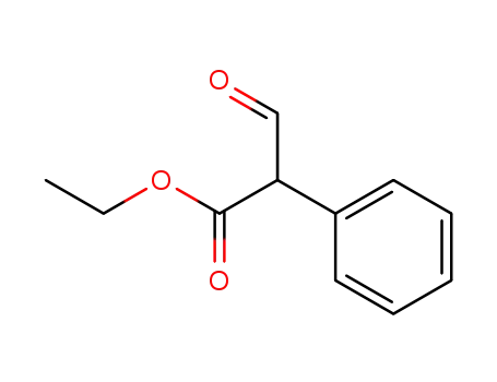 Molecular Structure of 17838-69-6 (Ethyl alpha-Formyl Benzeneacetic Acid Ester)