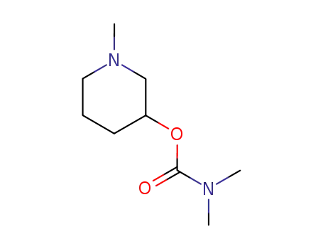 Molecular Structure of 6659-30-9 (1-methylpiperidin-3-yl dimethylcarbamate)