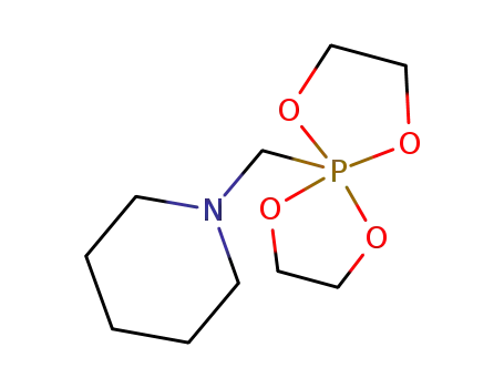 5-(piperidinomethyl)-1,4,6,9-tetraoxa-5-phosphaspiro<4,4>nonane