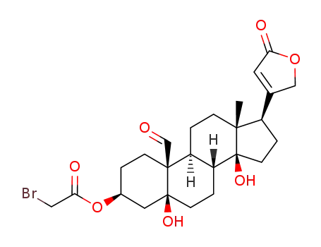 3β-bromoacetoxy-5,14-dihydroxy-19-oxo-5β,14β-card-20(22)-enolide