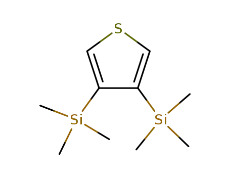 Molecular Structure of 156642-32-9 (Silane, 3,4-thiophenediylbis[trimethyl-)