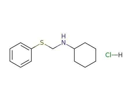 Cyclohexyl-phenylsulfanylmethyl-amine; hydrochloride