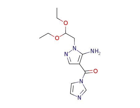 1-(2,2-diethoxyethyl)-4-(imidazol-1-yl)carbonyl-5-aminopyrazole