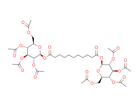 Undecanedioic acid bis-((2S,3R,4S,5R,6R)-3,4,5-triacetoxy-6-acetoxymethyl-tetrahydro-pyran-2-yl) ester