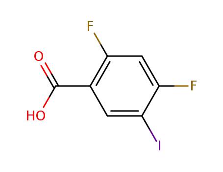2,4-difluoro-5-iodobenzoic acid