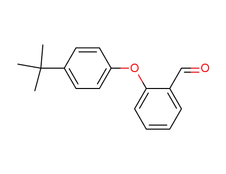 Molecular Structure of 181297-82-5 (2-[4-(TERT-BUTYL)PHENOXY]BENZENECARBALDEHYDE)