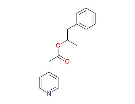Pyridin-4-yl-acetic acid 1-methyl-2-phenyl-ethyl ester