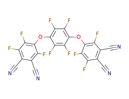 1,4-bis(3,4-dicyano-2,5,6-trifluorophenoxy)tetrafluorobenzene