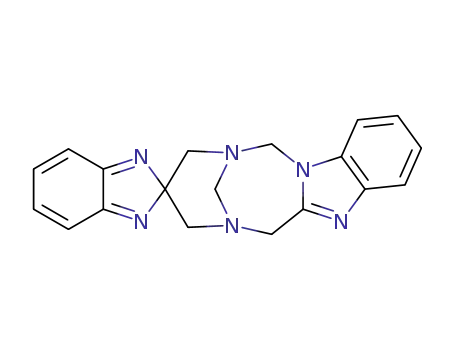 7H,16H-8,17-Methano-9H,18H-benzimidazolo<1,2-c><8,2'>-spiro-benzimidazolidino<1,3,6>triazonin