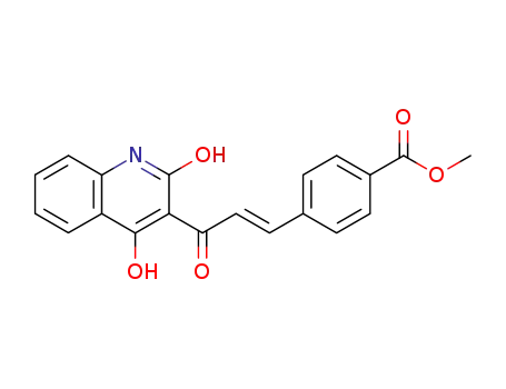 4-[(E)-3-(2,4-Dihydroxy-quinolin-3-yl)-3-oxo-propenyl]-benzoic acid methyl ester