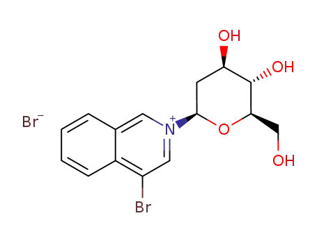 (2-deoxy-β-D-arabino-hexopyranosyl)-4'-bromoisoquinolinium bromide