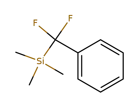 Molecular Structure of 149021-01-2 ((Trimethylsilyldifluoromethyl)benzene)